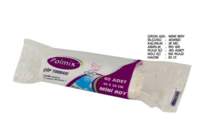 Mini Boy Çöp Torbası 40*50